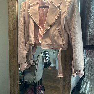 House of CB Pink Faux Fur Jacket